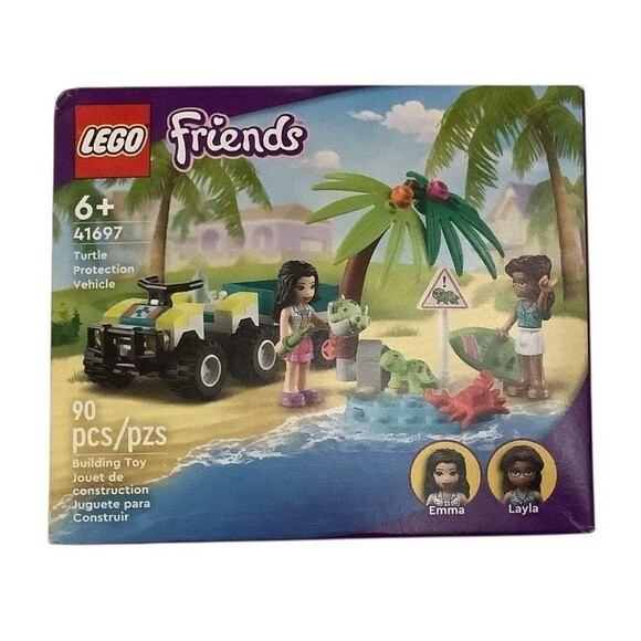 LEGO FRIENDS: Turtle Protection Vehicle (41697) New Sealed Box 90 Pieces 6+ - Picture 1 of 2